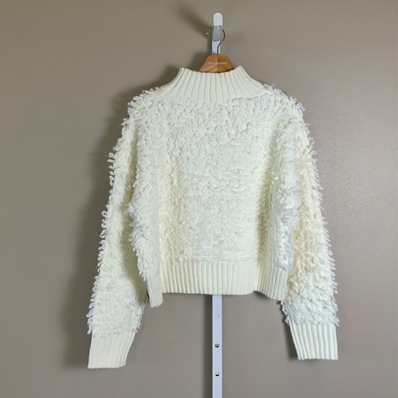 Anthropologie Maeve Mock-Neck Loop-Stitch Sweater - Picture 13 of 16